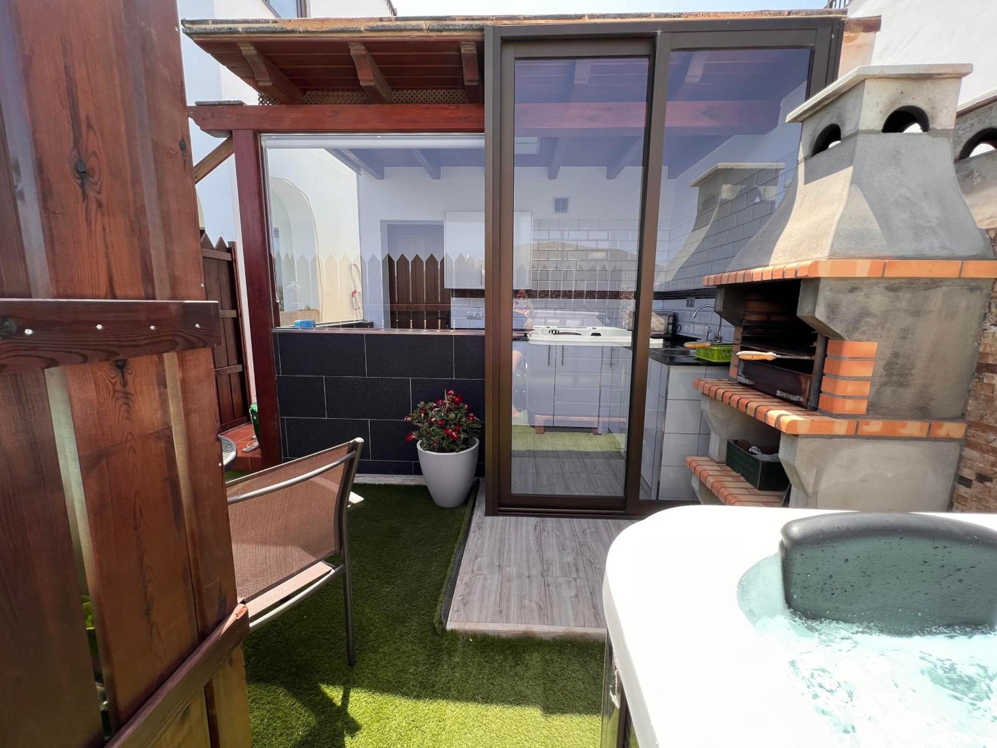 Апартаменты Estudio Agradable, Con Jacuzzi, Terraza Y Barbacoa, Totalmente Independiente Коральео Экстерьер фото